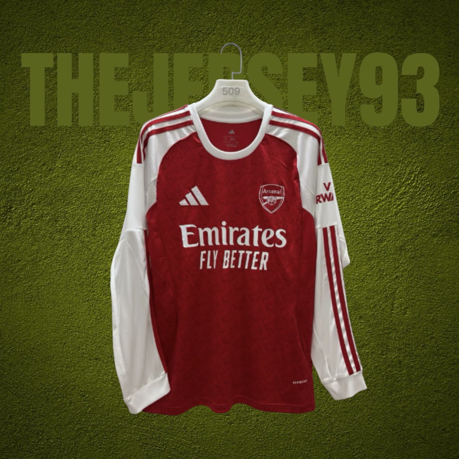 Arsenal home fan 2025 manches longues