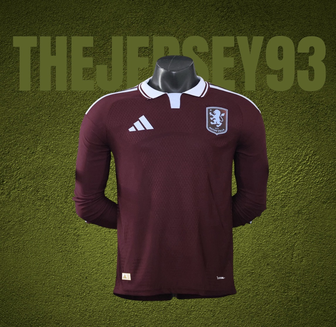 Aston villa home player 2027 manches longues