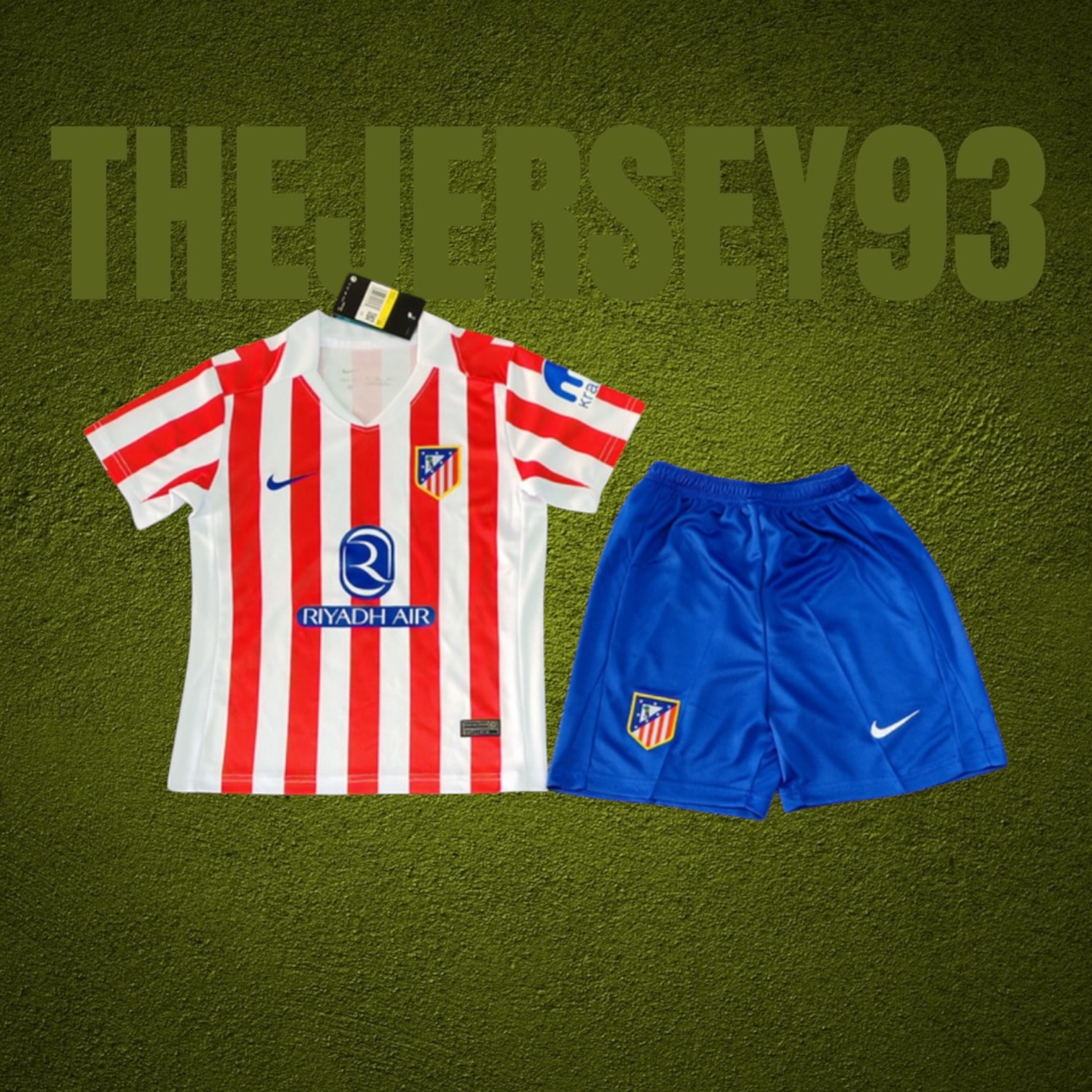 Atlético home kids kit 2025