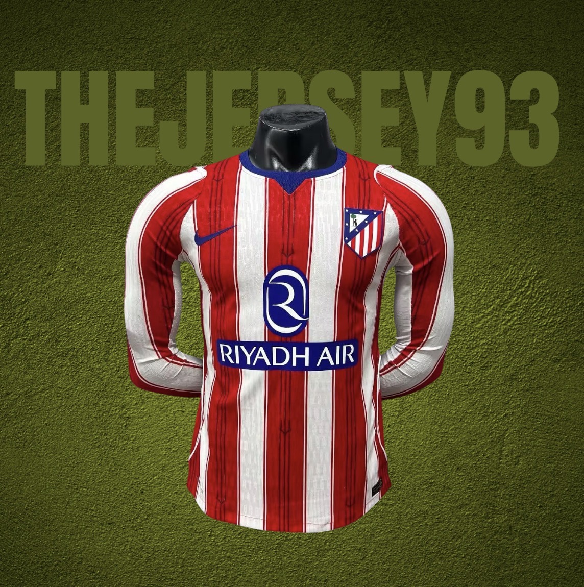 Atlético Madrid home player 2027 manches longues