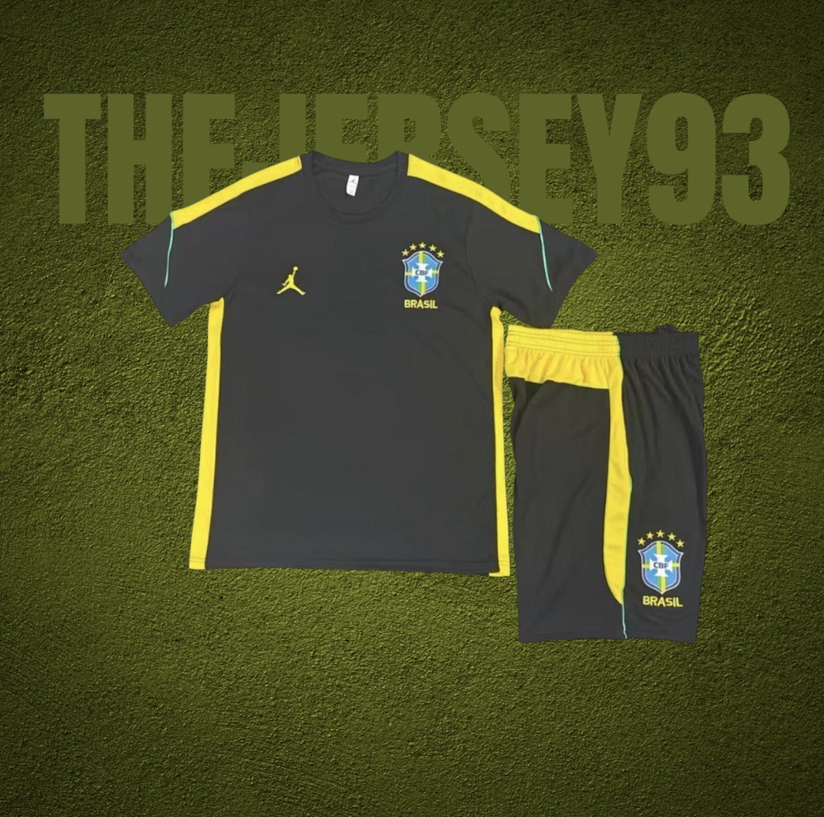 Brésil training kit noir 2026