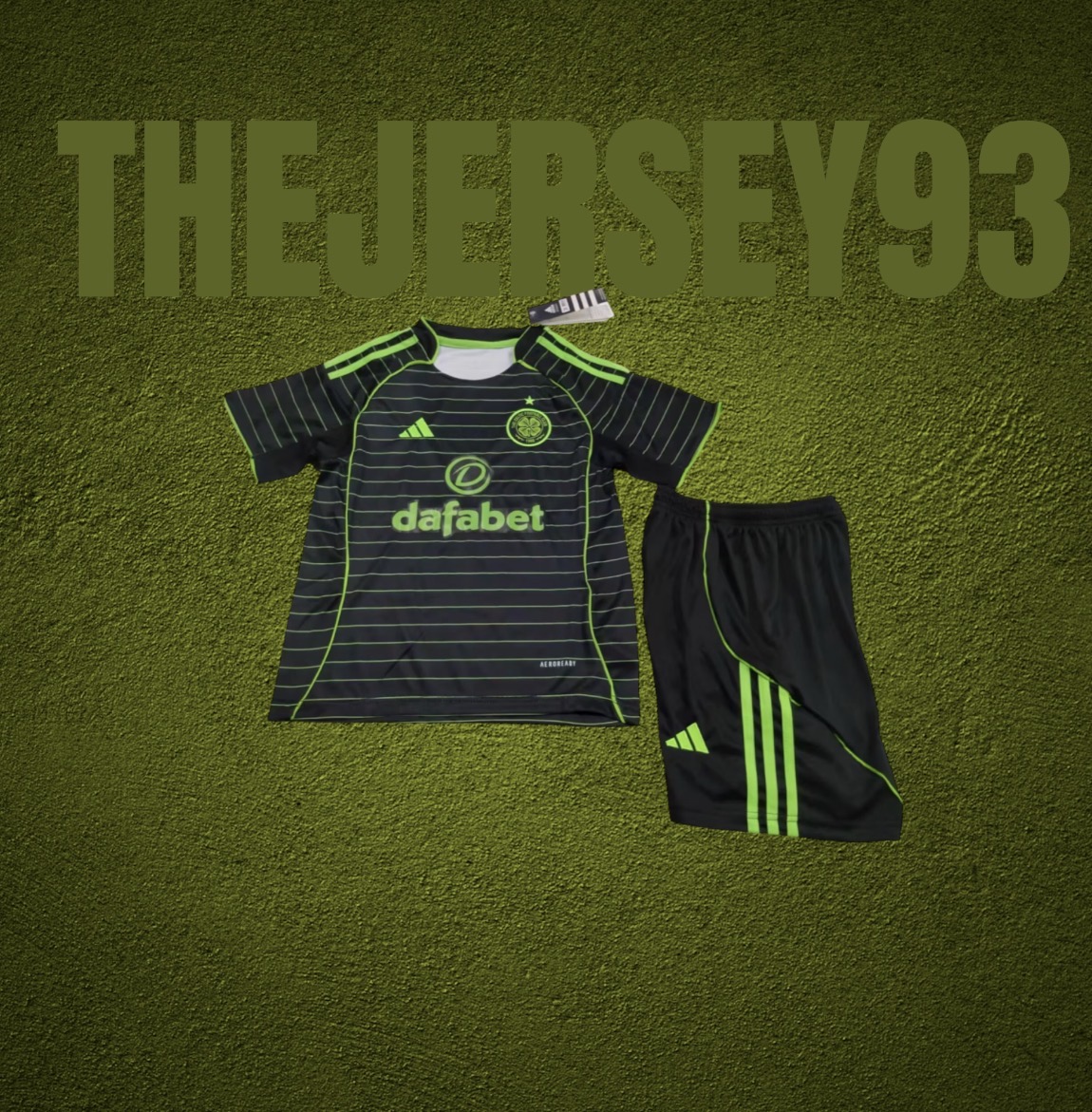 Celtic away kids kit 2025