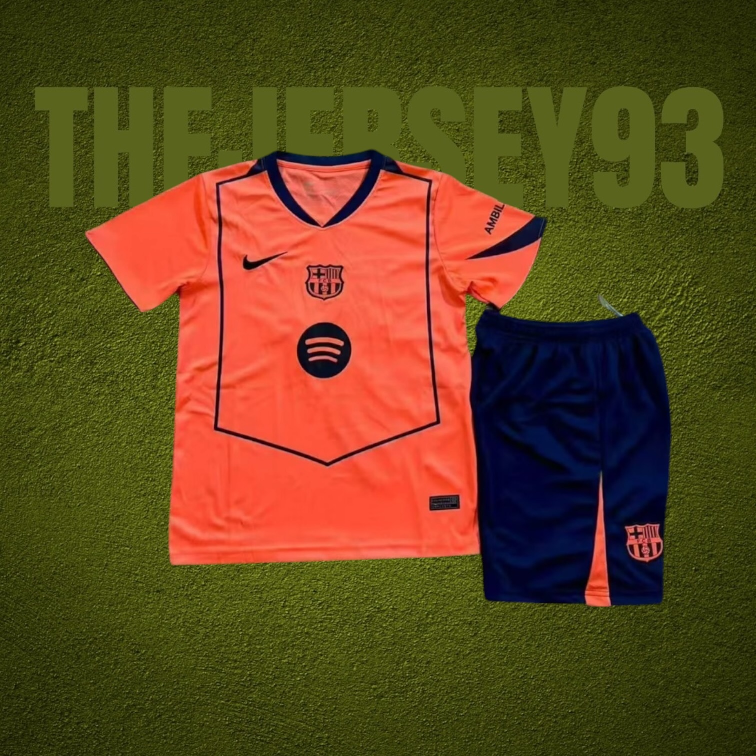 Barcelone third kids kit 2025