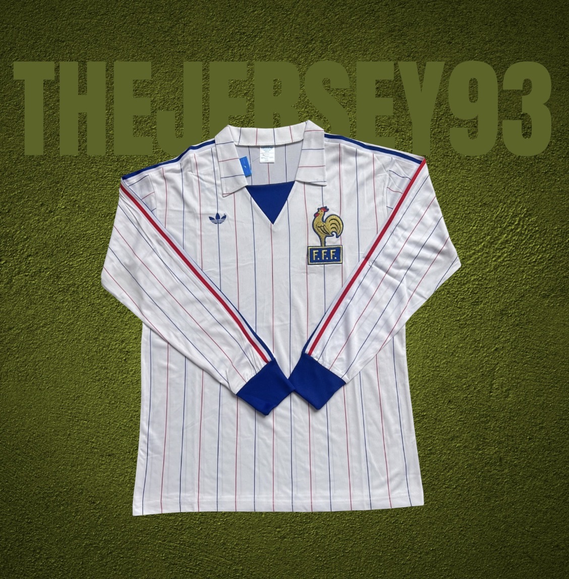 France away retro 1982 manches longues