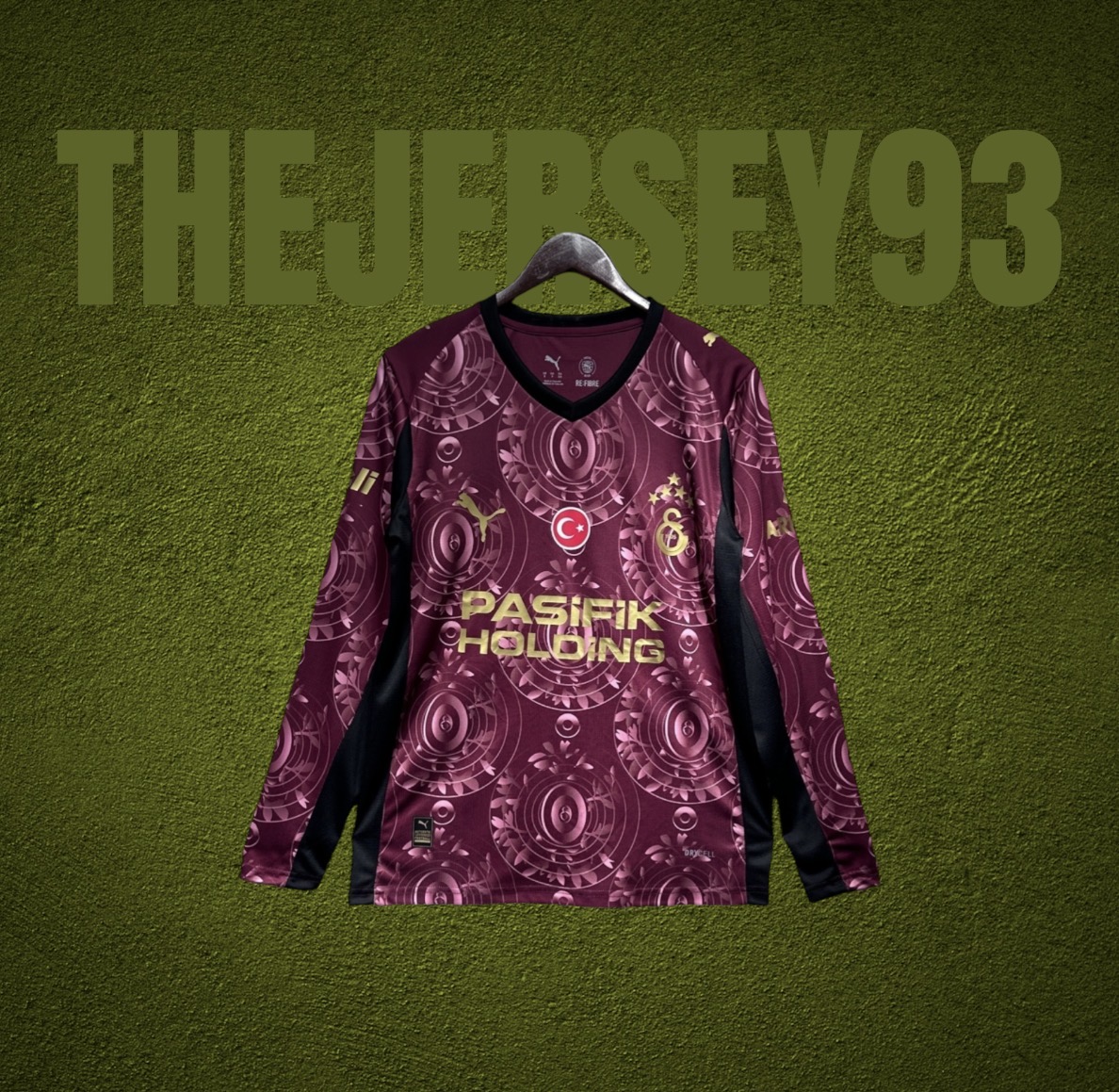 Galatasaray third fan 2025 manches longues