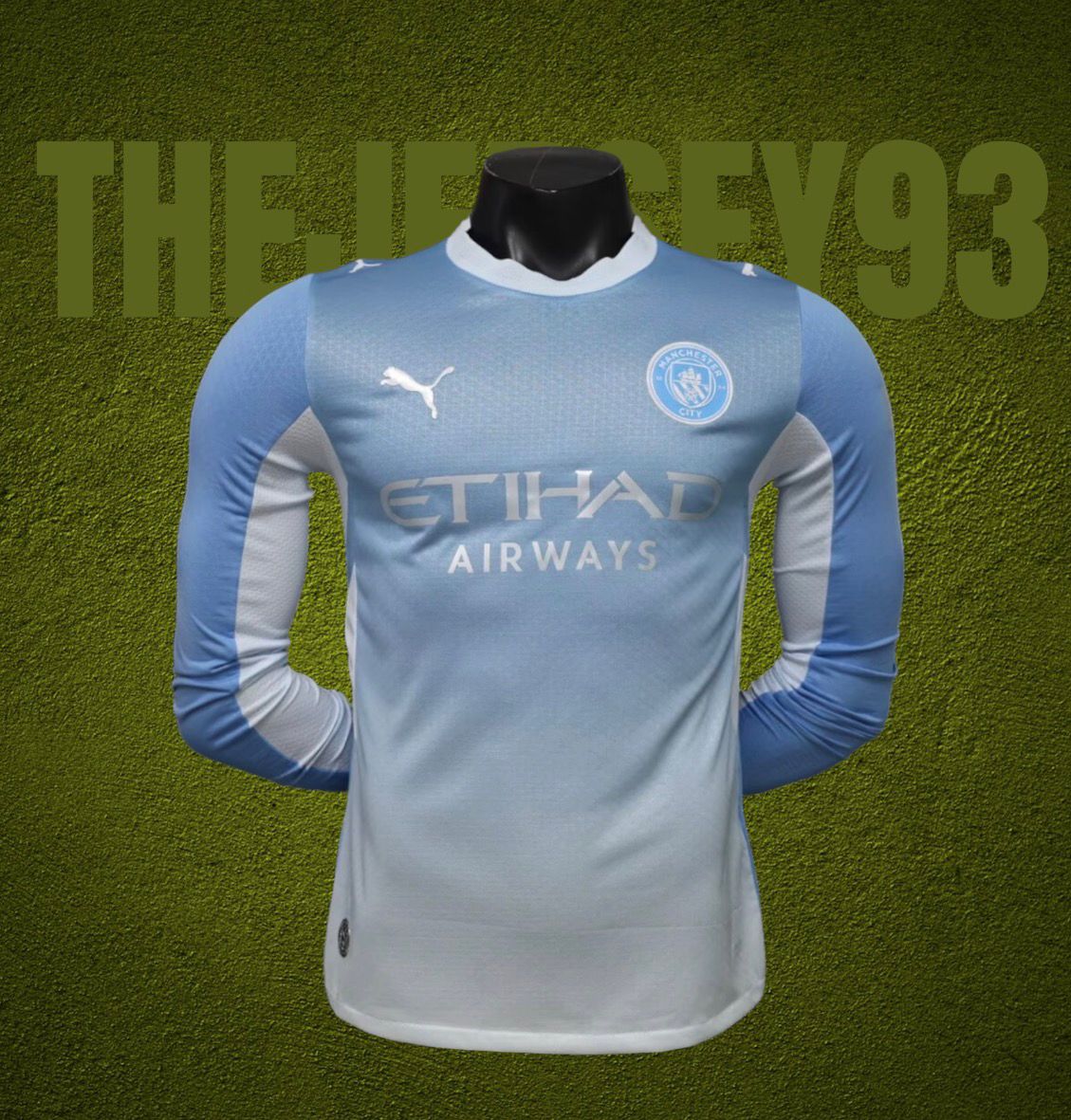 Manchester city home player 2027 manches longues
