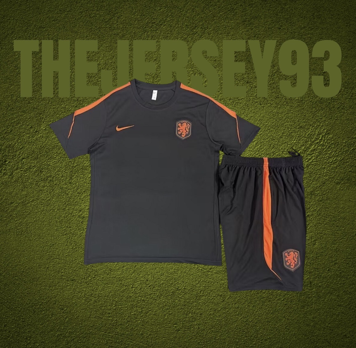 Pays bas training kit noir 2026