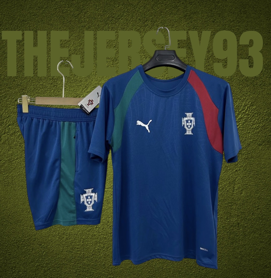 Portugal training kit bleu 2026