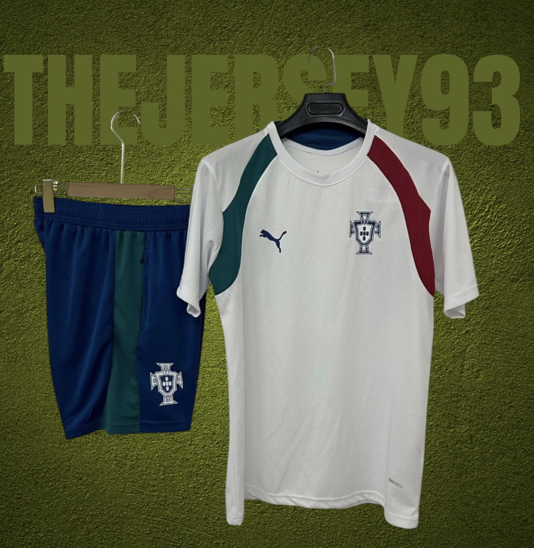 Portugal training kit blanc 2026