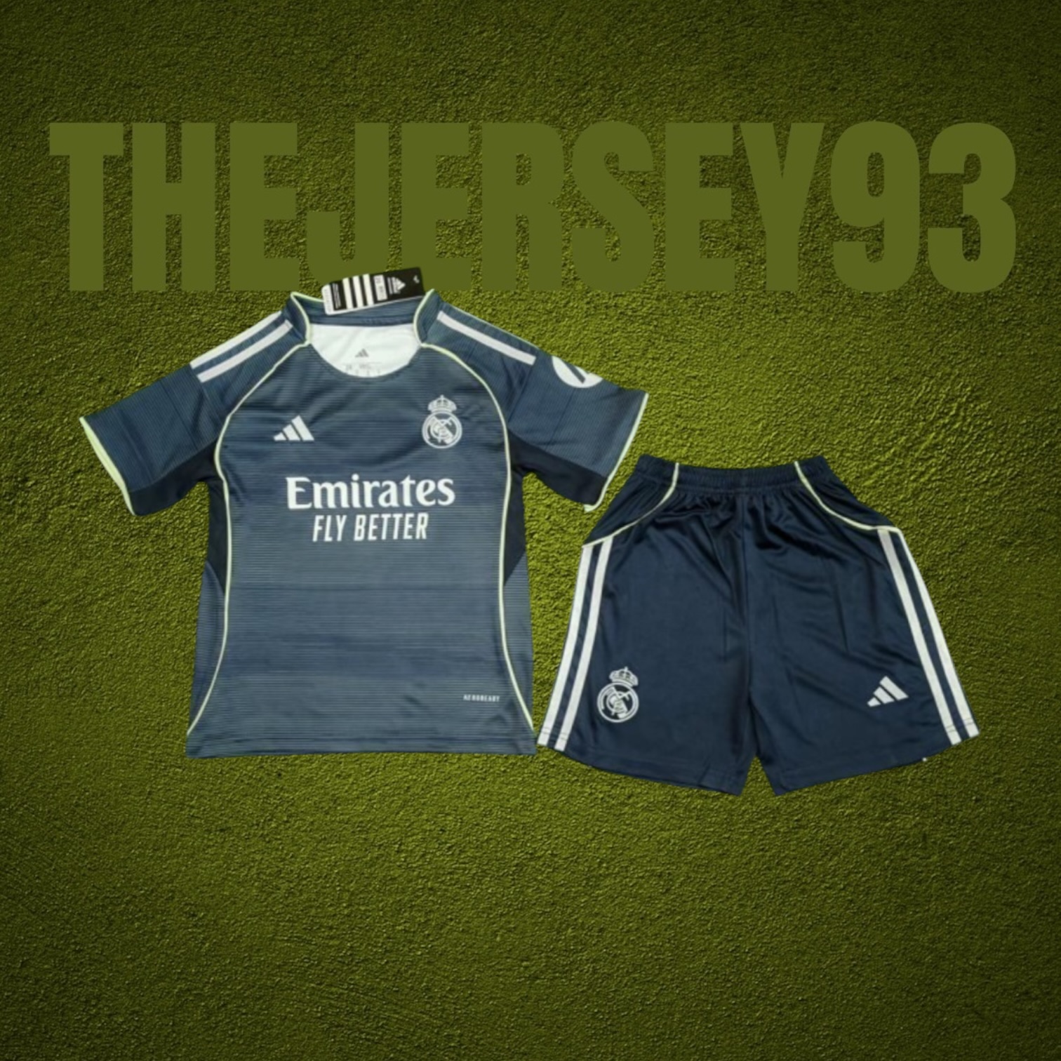 Real Madrid away kids kit 2025