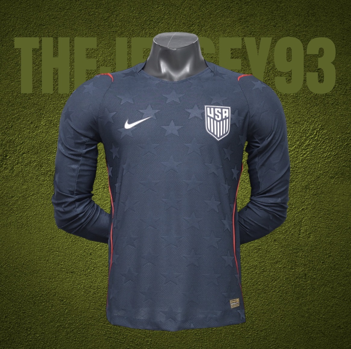 USA away player 2026 manches longues